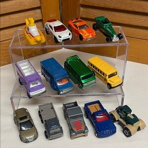 Colorful Die-Cast Toy Vehicle Collection